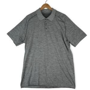 Lululemon Metal Vent Tech Polo Shirt XL Outdoors Sports Performance Athleisure